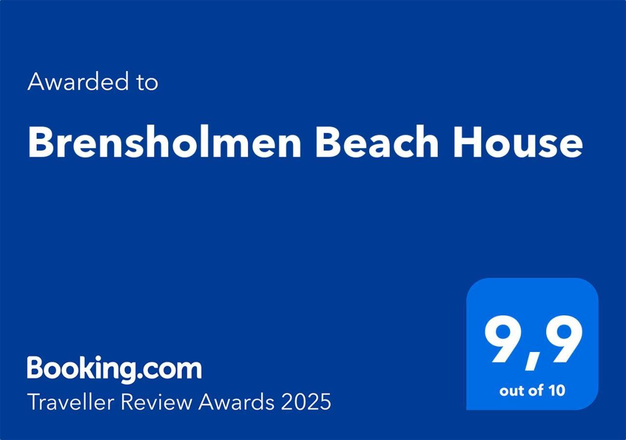 Brensholmen Beach House Тромсё Экстерьер фото